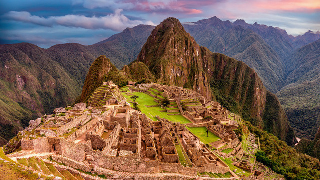 View,Of,The,Lost,Inca,City,Machu,Picchu,,Agriculture,Terraces